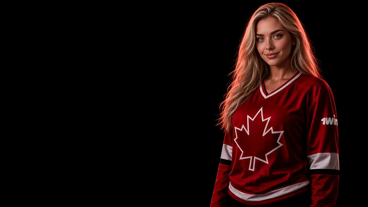 Hockey fan in a Canada jersey